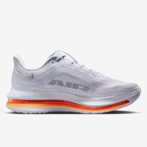 Nike Pegasus Premium Women's Road Running Shoes Grey/Orange/White - Picture 4 of 9